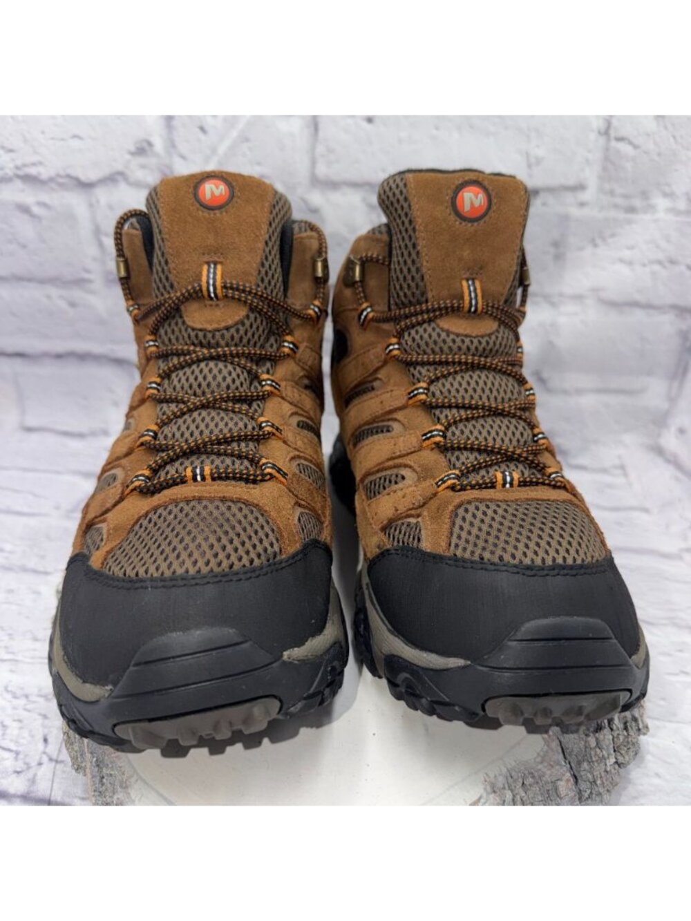 Merrell Mens Size 11 Moab 2 Mid Waterproof Hiking Boots Earth Brown J06051 - Picture 3 of 12